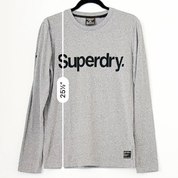 Superdry Mens Military Long Sleeve Tee Size M - Picture 10 of 10